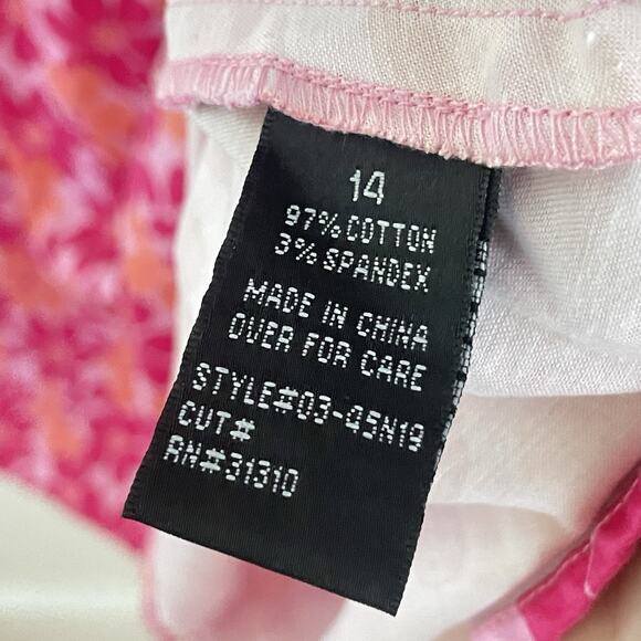 Y2K Pink Floral Halter Dress Size 14 Fit & Flare Babydoll Retro Summer - Picture 8 of 12